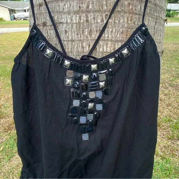 BCBGMaxAzria Black Romper